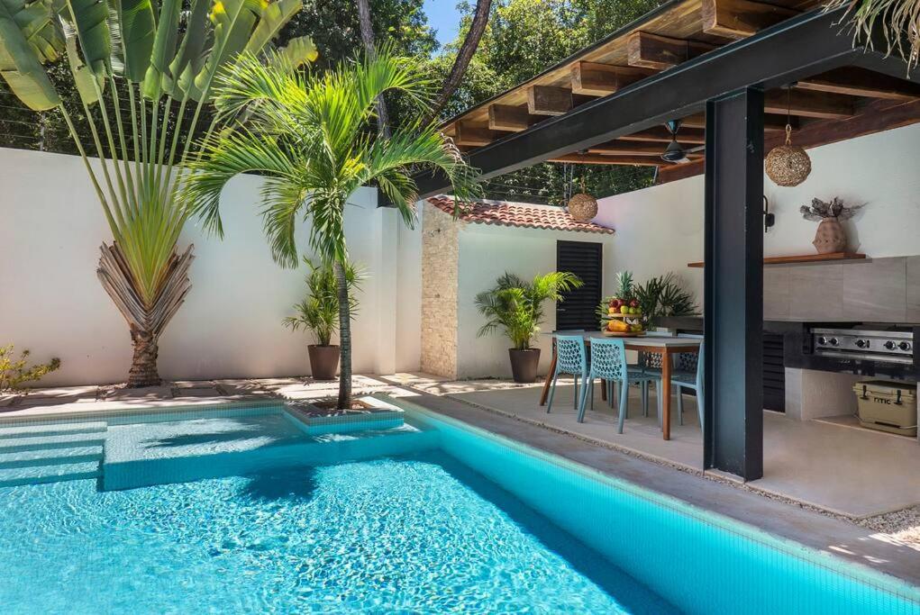 Wonderful Tropical Home 3Br, Garden, Private Pool. Tulum Exterior photo