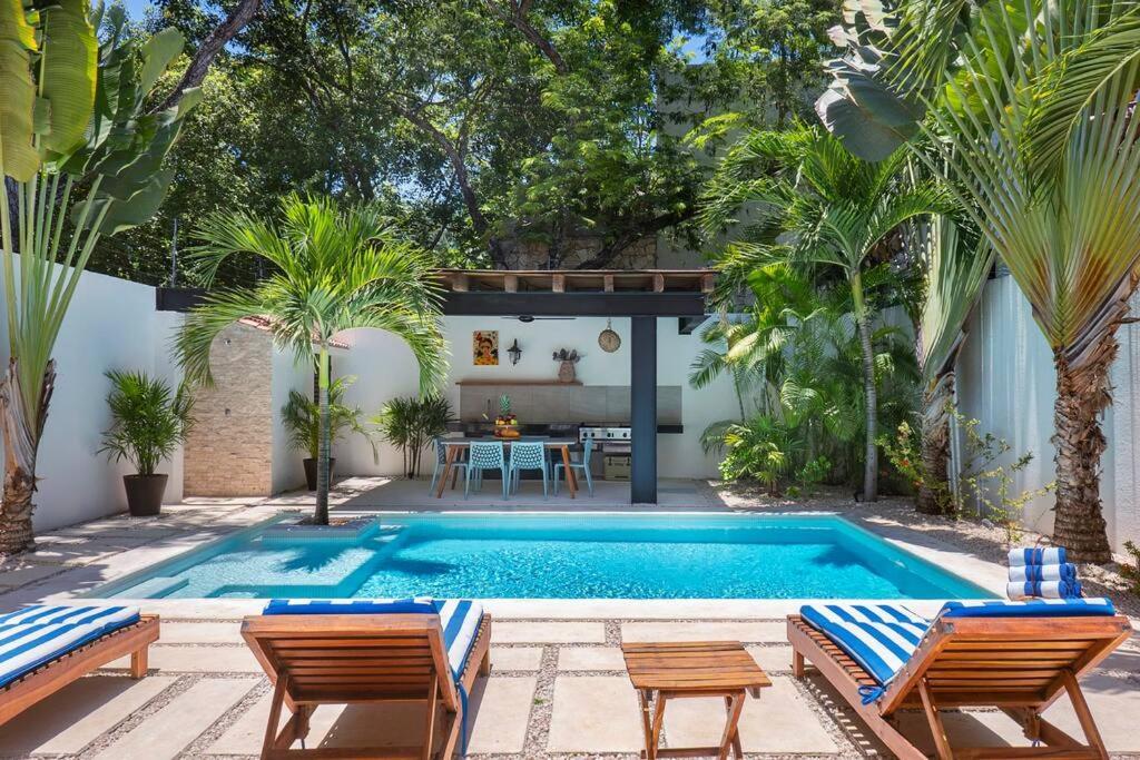 Wonderful Tropical Home 3Br, Garden, Private Pool. Tulum Exterior photo